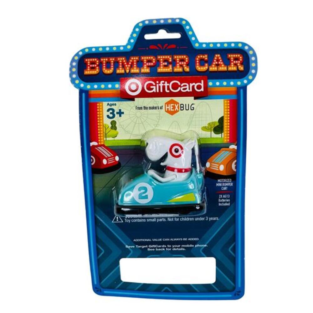 Target Hexbug‎ Bullseye Dog Blue #2 Bumper Car Gift Card Exclusive Hexbug
